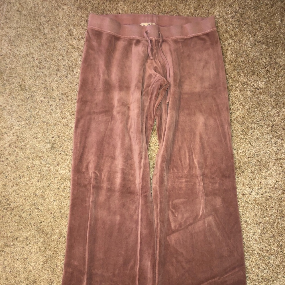 Juicy couture velour mauve sweatpants